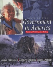 Cover of: Government in America: people, politics, and policy