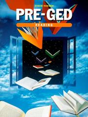 Cover of: Pre Ged Reading (Steck-Vaughn Pre-GED)
