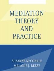 Cover of: Mediation Theory and Practice by Suzanne McCorkle, Melanie J. Reese