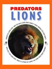 Cover of: Lions (Predators) by 
