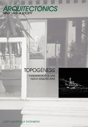 Cover of: Topogénesis: fundamentos de una nueva arquitectura