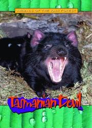 Cover of: Tasmanian Devils (Animals of the Rain Forest)