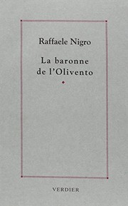 Cover of: La Baronne de l'Olivento by Raffaele Nigro
