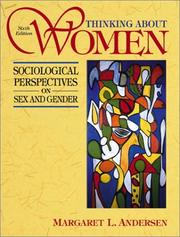 Cover of: Thinking About Women: Sociological Perspectives on Sex and Gender (6th Edition)