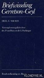 Cover of: Briefwisseling Gerretson-Geyl by Frederik Carel Gerretson