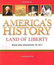 Cover of: America's History: Land of Liberty/Book 1 (America's History)