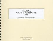 Cover of: Alabama Crime in Perspective 2006 (Alabama Crime in Perspective)