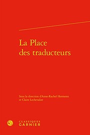 Cover of: Place des Traducteurs by Anne-Rachel Hermetet, Claire Lechevalier
