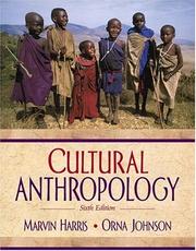 Cover of: Cultural Anthropology by Marvin Harris, Orna Johnson