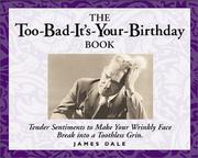 Cover of: The Too Bad It'S Your Birthday Book