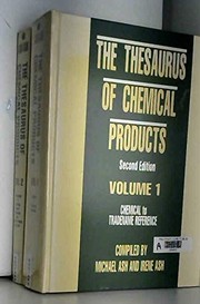 Cover of: The thesaurus of chemical products