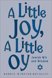 Cover of: A Little Joy, A Little Oy