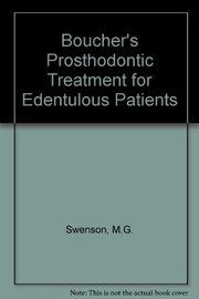 Cover of: Boucher's prosthodontic treatment for edentulous patients. by 