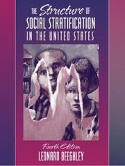 Cover of: Structure of Social Stratification in the United States, The (4th Edition) by Leonard Beeghley