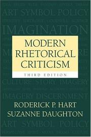 Modern rhetorical criticism by Roderick P. Hart