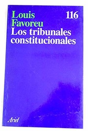 Cover of: Los tribunales constitucionales