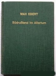 Cover of: Südrussland im Altertum by Max Ebert