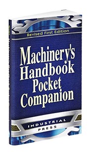 Cover of: Machinery's Handbook, 30th Edition, Pocket Companion