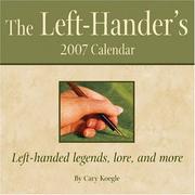 Cover of: The Left Hander's 2007 Day-to-Day Calendar by Cary Koegle