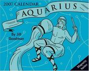 Cover of: Aquarius Horoscope 2007 Mini Day-to-Day Calendar by Jill Goodman