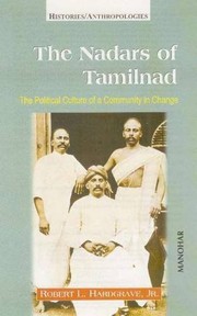 Cover of: The Nadars of Tamilnad by Robert Hardgrave