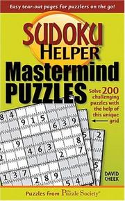 Cover of: Sudoku Helper Mastermind Puzzles