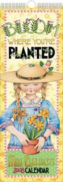 Cover of: Mary Engelbreit's Bloom Where You're Planted: 2008 Slimline Calendar