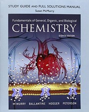 Cover of: Study Guide and Full Solutions Manual for Fundamentals of General, Organic, and Biological Chemistry