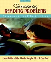 Cover of: Understanding Reading Problems by Jean Wallace Gillet, Charles A. Temple, Alan N. Crawford, Bernard Cooney, Charles Temple, Alan Crawford