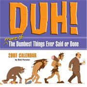 Duh! by Bob Fenster