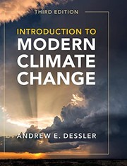 Cover of: Introduction to Modern Climate Change by Andrew Dessler