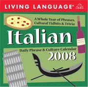 Cover of: Living Language: Italian by Living Language, Living Language