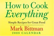 Cover of: How to Cook Everything: Simple Recipes for Great Food by Mark Bittman