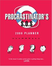 Cover of: Procrastinator's SOS Planner: 2008 Desk Calendar