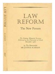 Cover of: Law reform by Scarman, Leslie George Scarman Baron