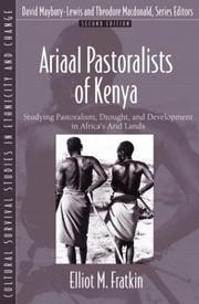 Ariaal pastoralists of Kenya by Elliot M. Fratkin