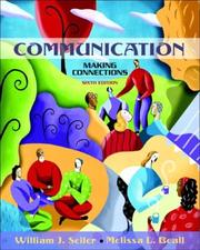 Cover of: Communication by William J. Seiler, Melissa L. Beall