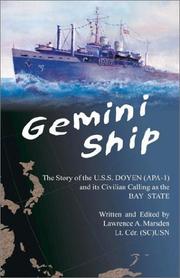 Cover of: Gemini Ship