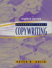 Cover of: Broadcast/Cable Copywriting by Peter B. Orlik