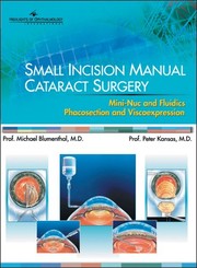 Cover of: Small Incision Manual Cataract Surgery by Michael Blumenthal