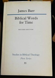 Cover of: Biblical words for time. by James Barr