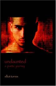 Cover of: Undaunted: A Poetic Journey