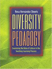 Cover of: Diversity Pedagogy: Examining the Role of Culture in the Teaching-Learning Process