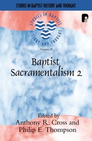 Cover of: Baptist sacramentalism 2