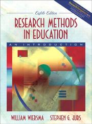 Cover of: Research methods in education by William Wiersma