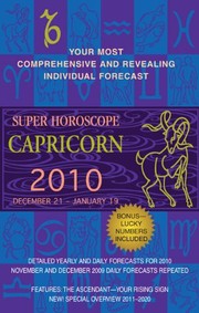 Cover of: Capricorn by Margarete Beim