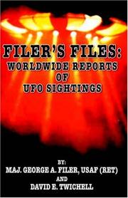 Cover of: Filer's Files: Worldwide Reports of Ufo Sightings