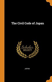 Cover of: Civil Code of Japan