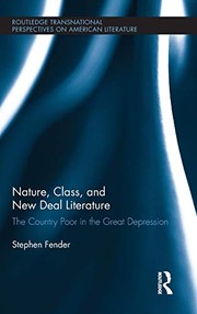 Cover of: Nature, class, and New Deal literature: the country poor in the Great Depression