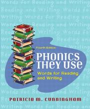 Cover of: Phonics They Use by Patricia Marr Cunningham, Patricia Marr Cunningham